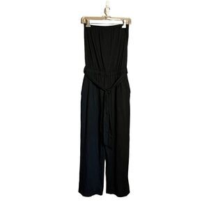 NWT! Zesica black‎ strapless romper. Size medium
